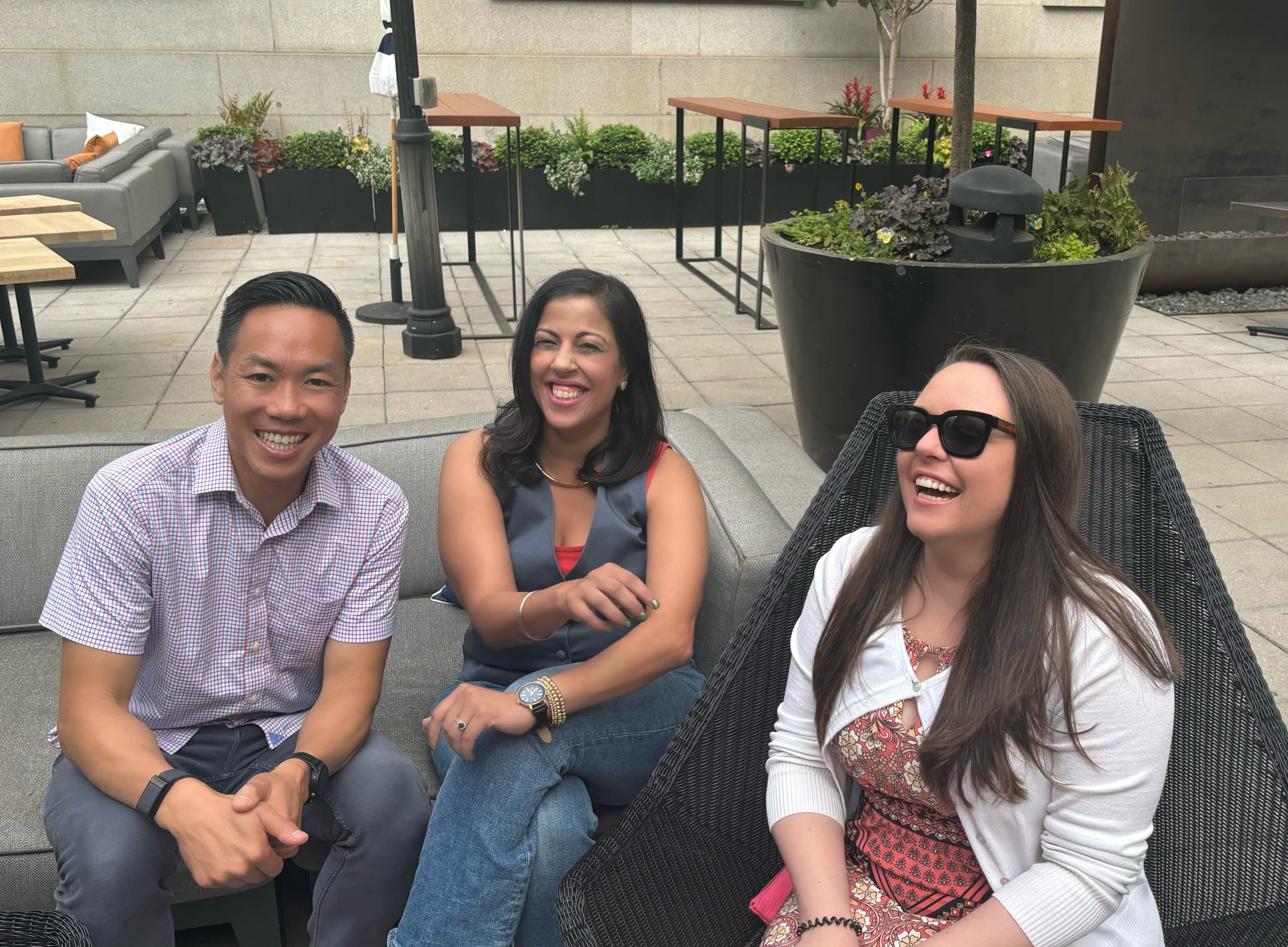 Members at a DC client meet-up