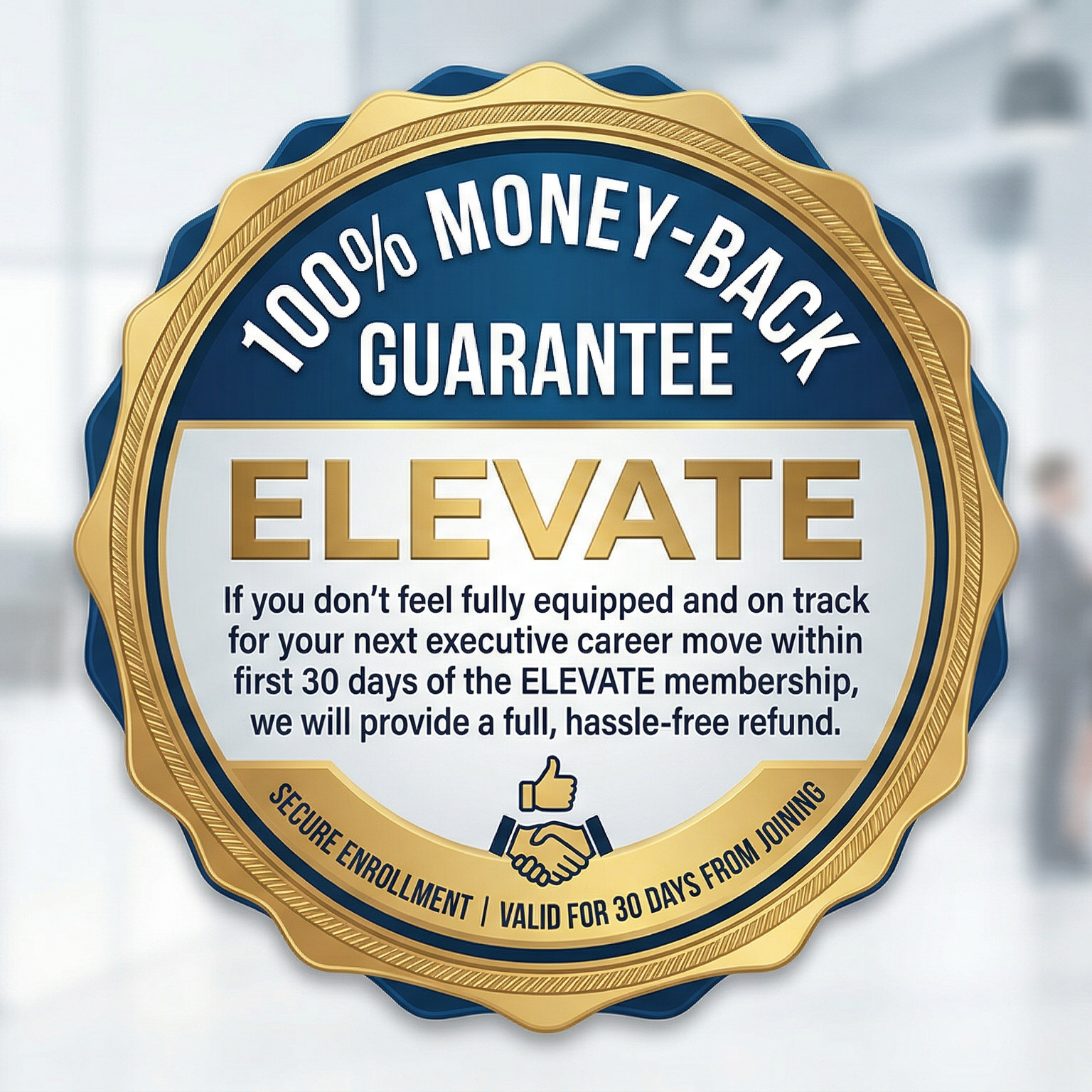 100% money-back guarantee