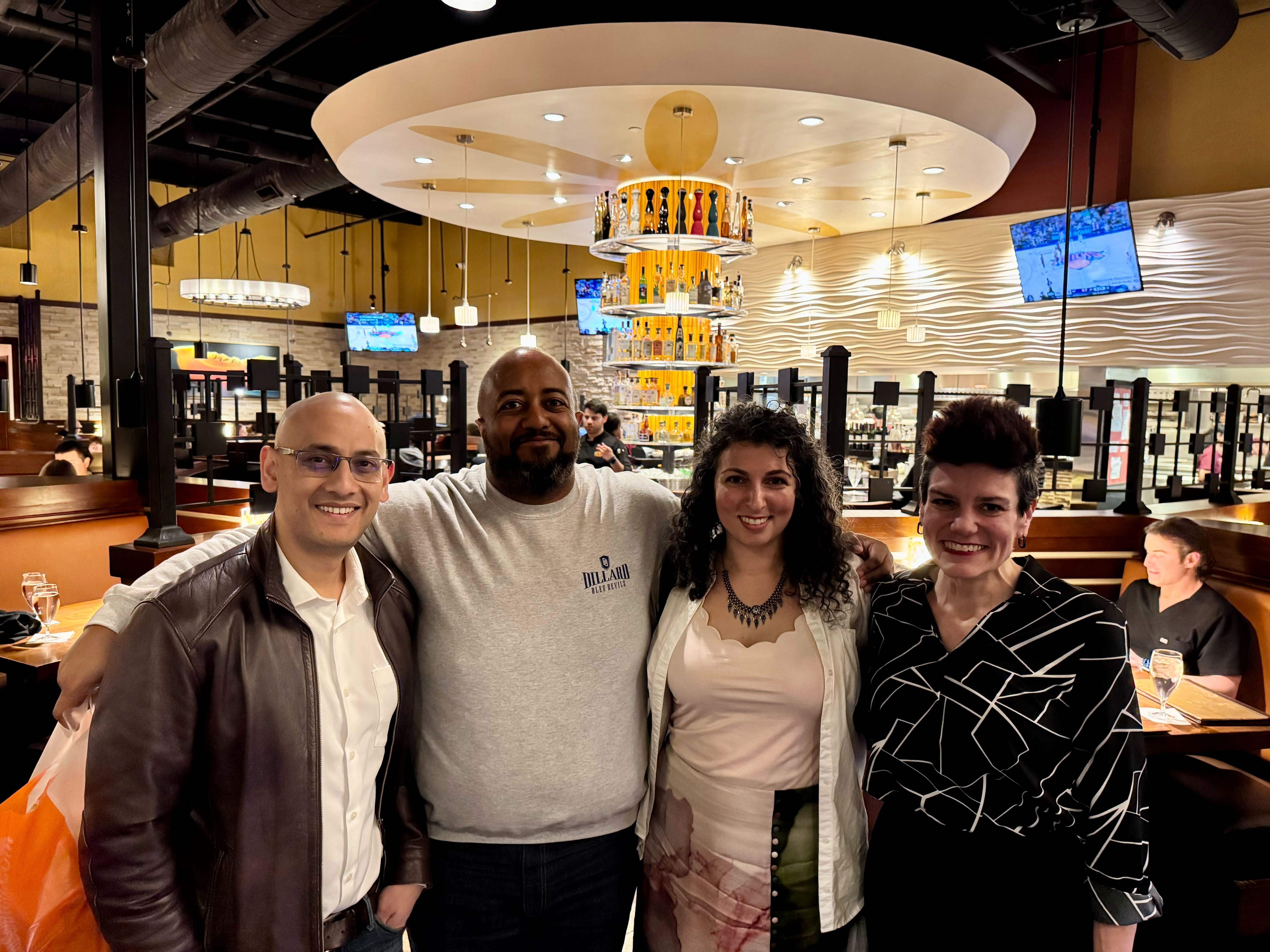 Members connecting at an event