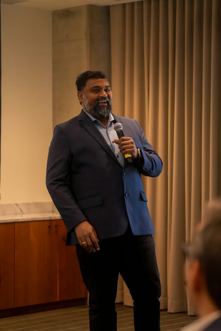 A member presenting at the Mile-High Mastermind