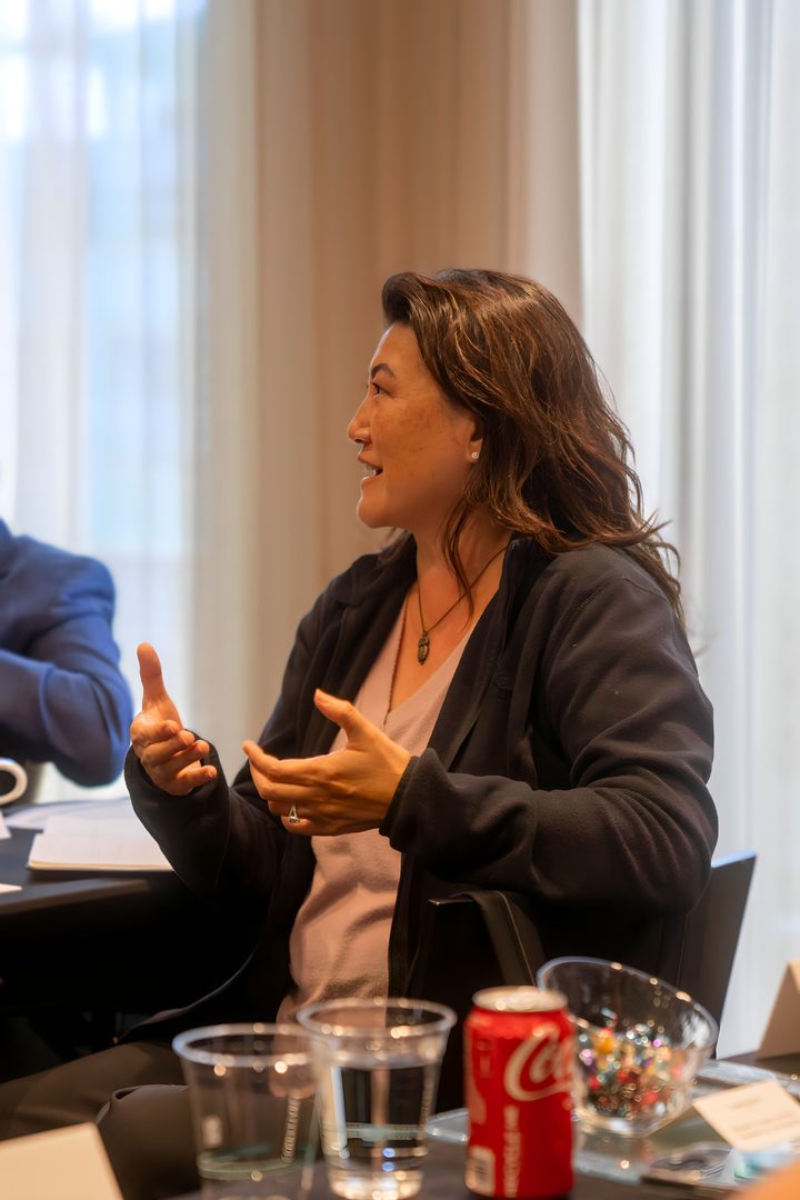 Members in discussion